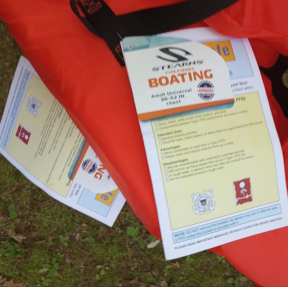Stearns® Adult Type II (two) boating vest (NWT) - Picture 2 of 10